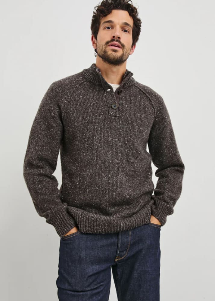 Rails - Harding Sweater - Brown / S - sweater