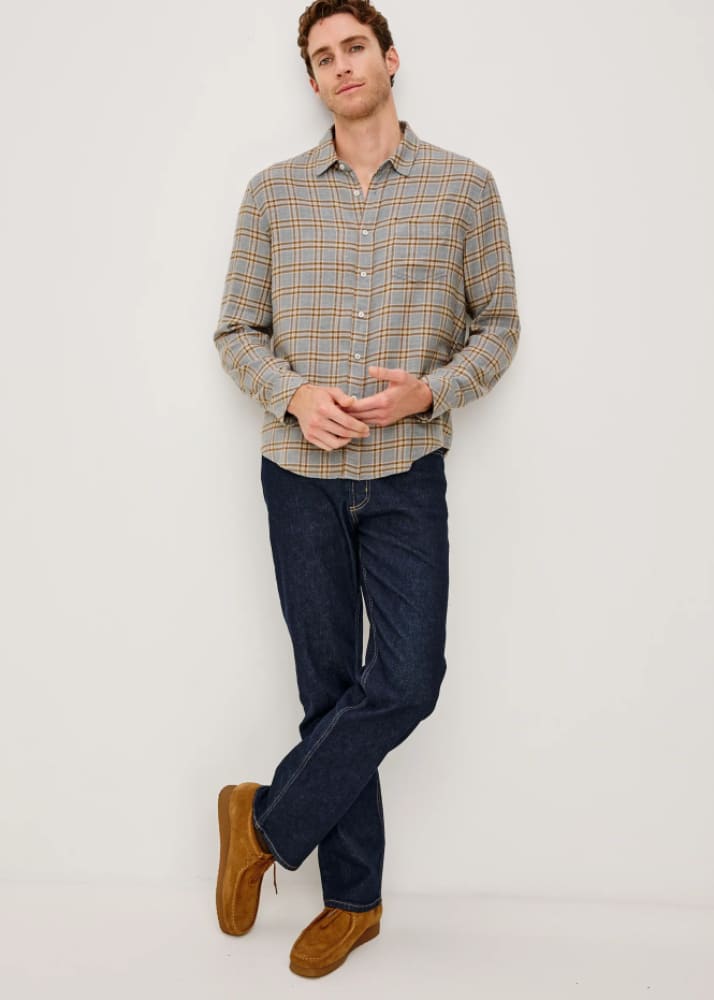 Rails - Lennox Button Down Shirt in Shale Truffle - Shirting