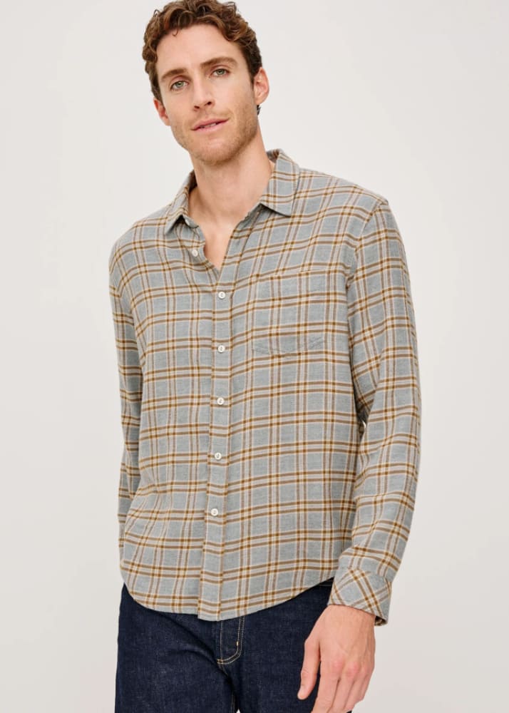 Rails - Lennox Button Down Shirt in Shale Truffle - Shirting