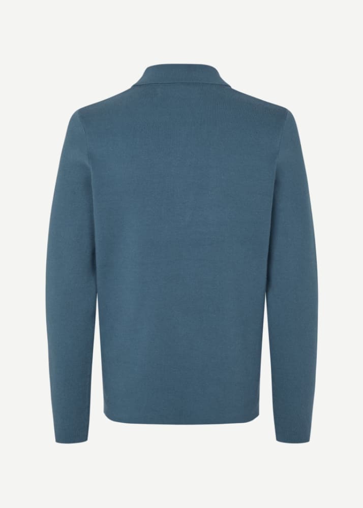 Samsoe Guna Half Zip Sweater in Stellar & Knitwear