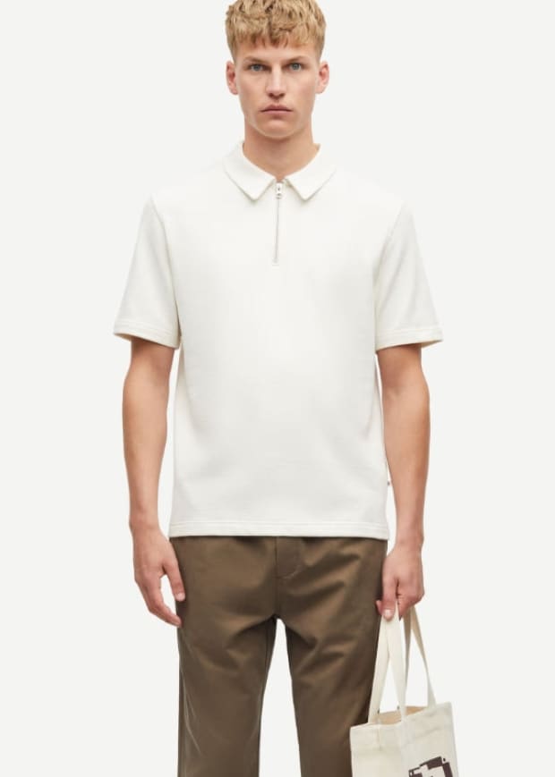 Samsoe- Saolli HZ Polo in Cream