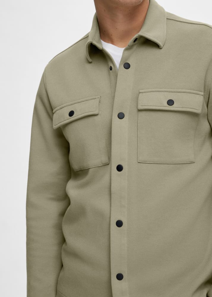 SELECTED - Jackie Overshirt in Vetiver