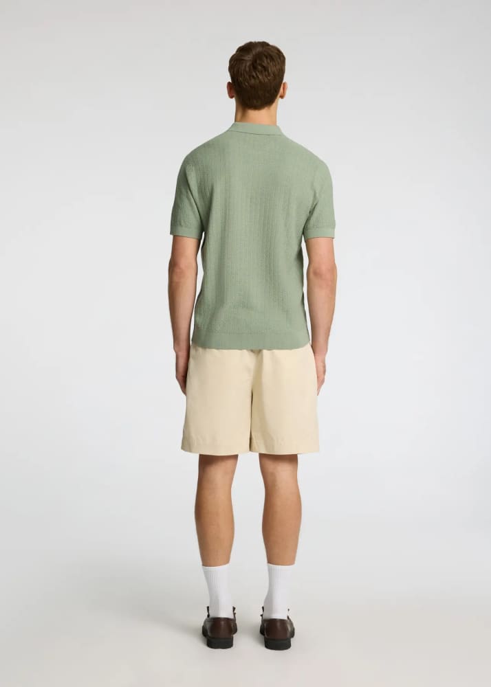 SELECTED - Kylian Polo Shirt in Iceberg Green