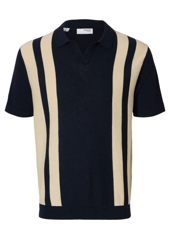 SELECTED - Mattis Open Polo in Sky Captain