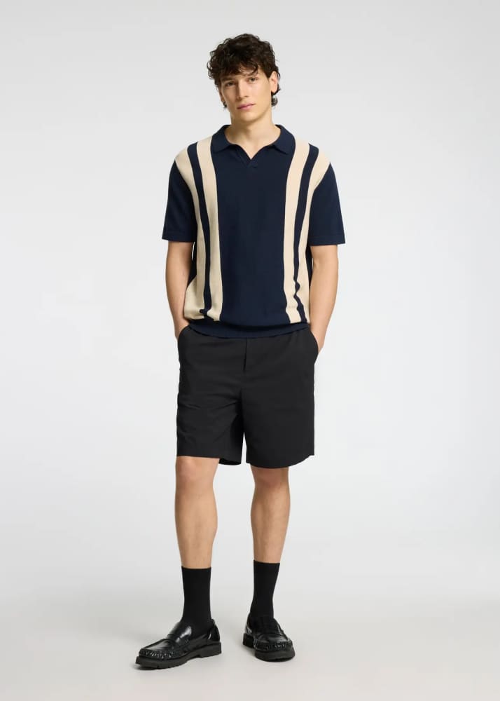 SELECTED - Mattis Open Polo in Sky Captain