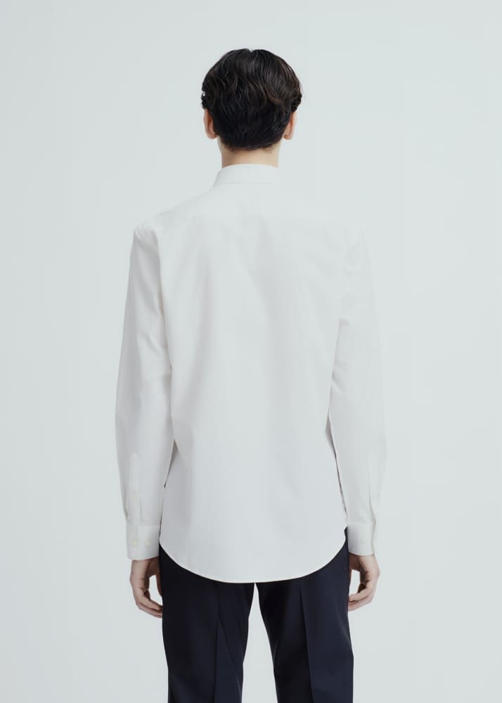 Tiger of Sweden- Adley Shirt in Winter White - button