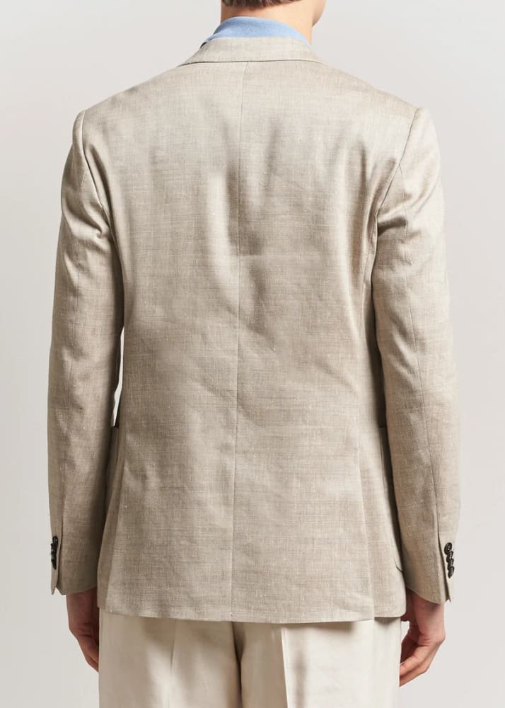Tiger of Sweden- Justin P Linen Blend Jacket in Soft Latte