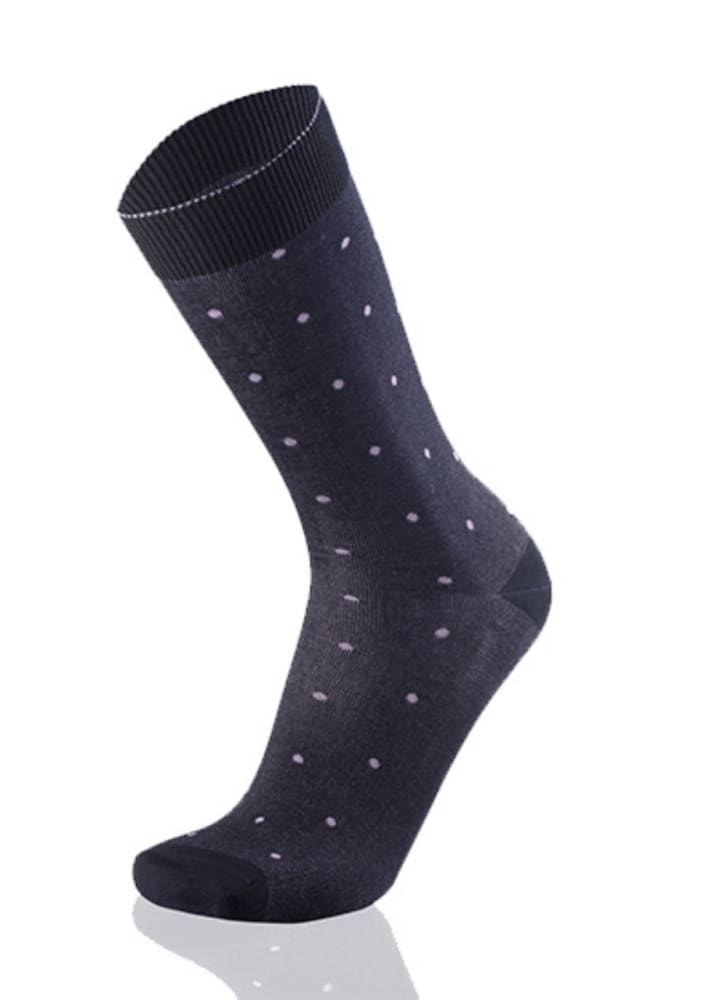 Westmister- 2 Color Balls Socks - Blue/Lilac - sock