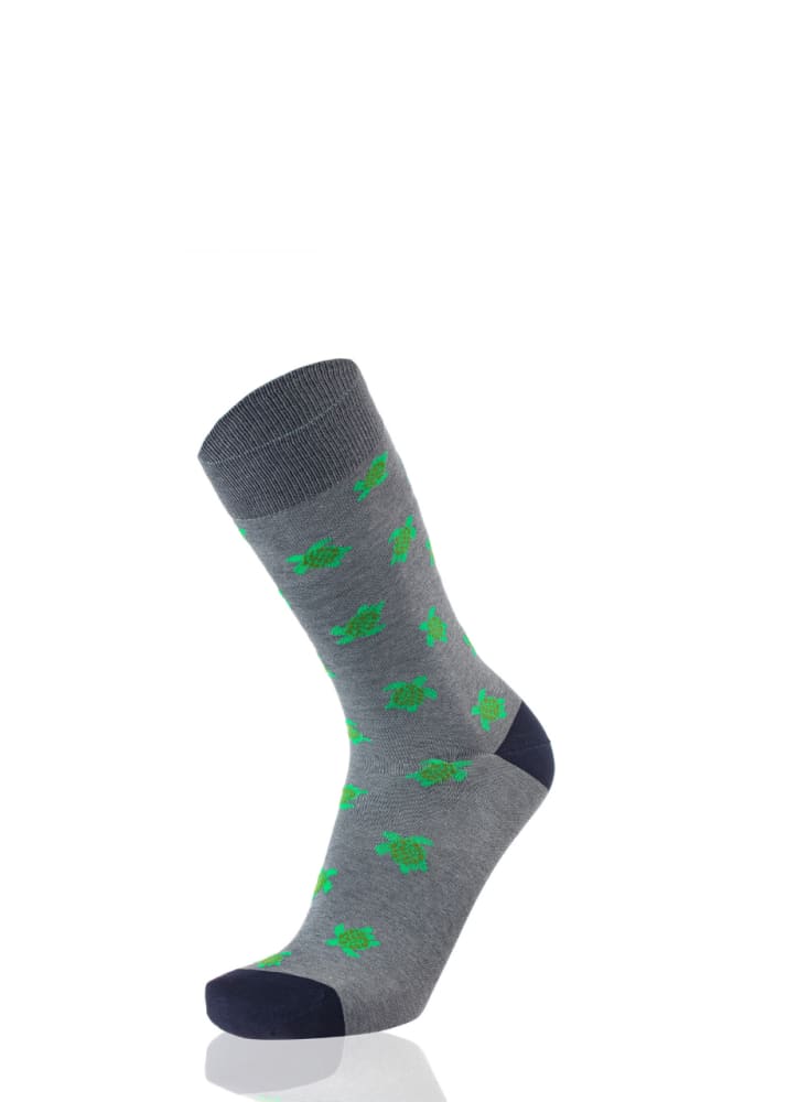 Westmister - Turtles Grey Melange Socks - sock