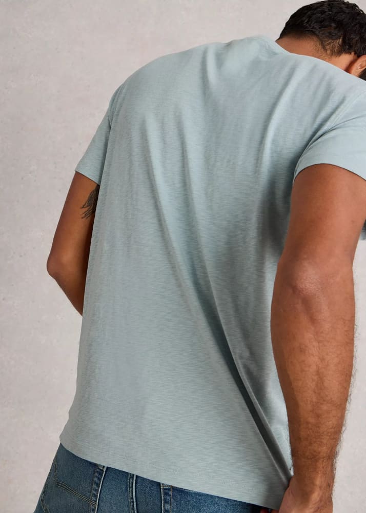 White Stuff- Abersoch Graphic Bike Sun in Blue Print - Tees