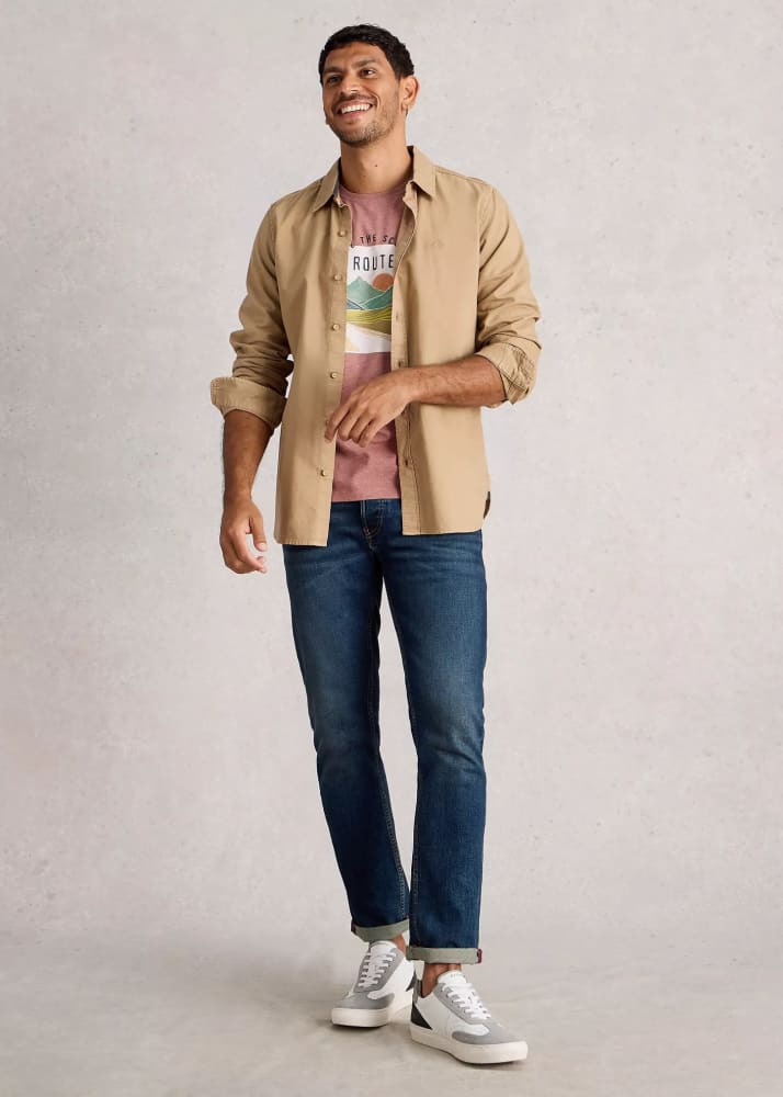 White Stuff- Abersoch Graphic Scene Bike in Pink Print