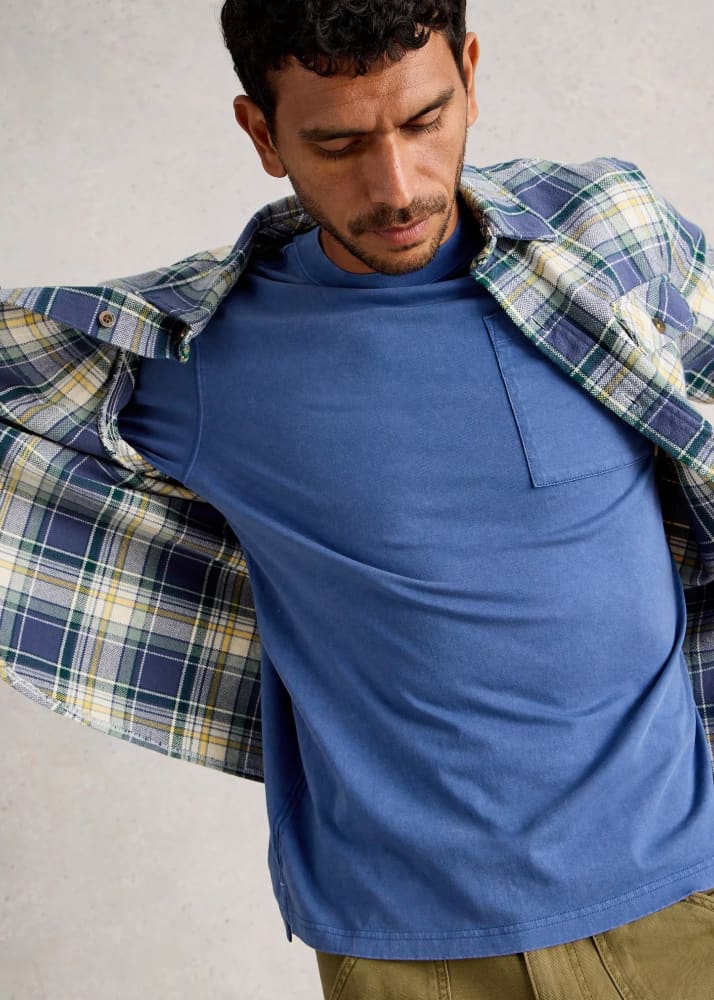 White Stuff- Accleton Crew Neck Long Sleeve Tee - Tees &