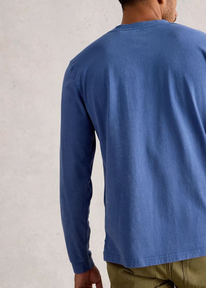 White Stuff- Accleton Crew Neck Long Sleeve Tee - Tees &