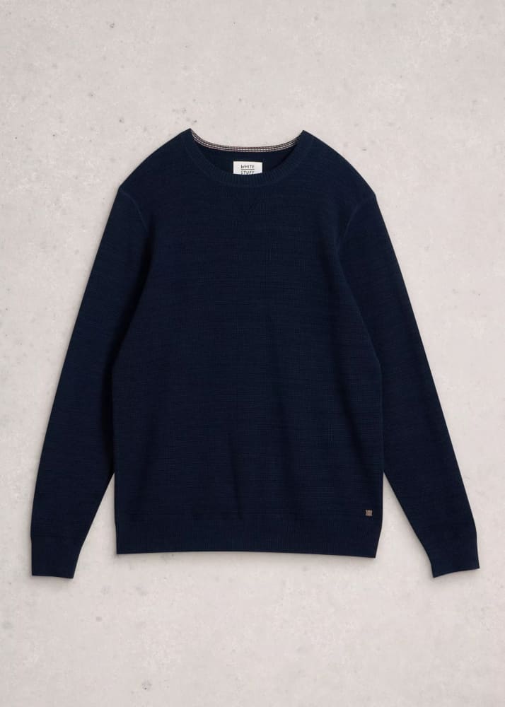 White Stuff- Attadale Crew Neck Jumper in Dark Navy
