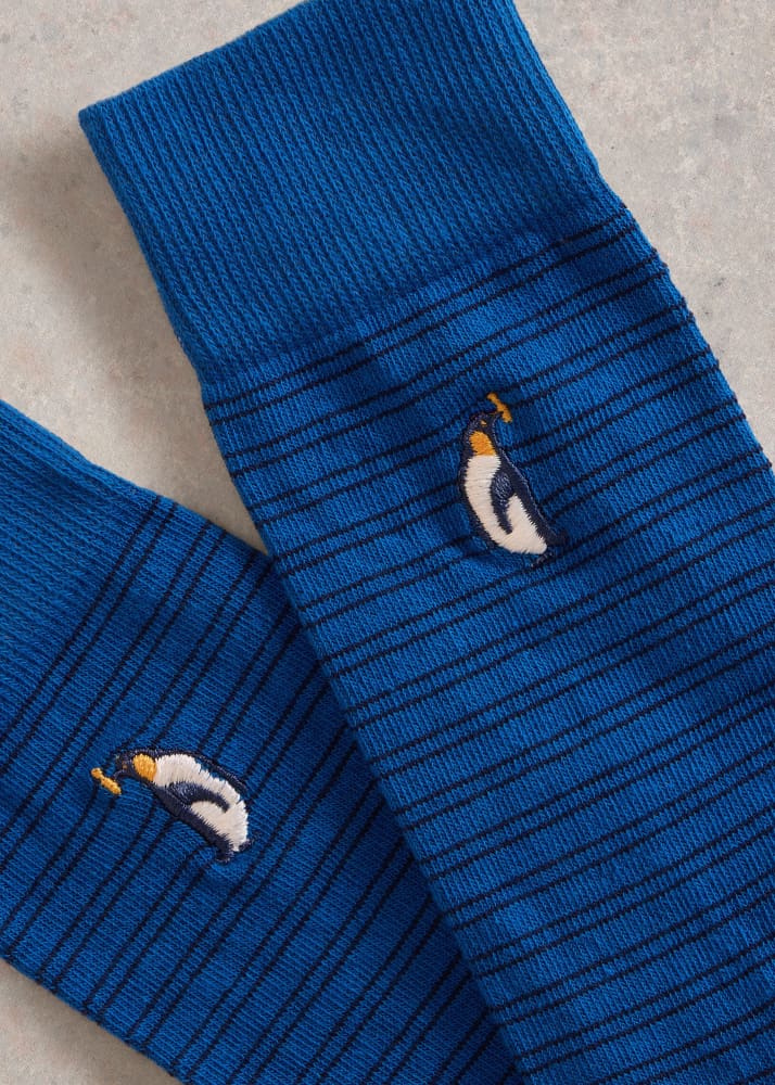 White Stuff- Embroidered Animal Socks - sock