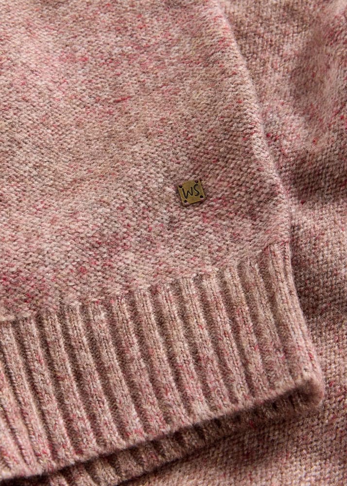 White Stuff- Ombre Crew Neck in Mid Pink - Sweater &
