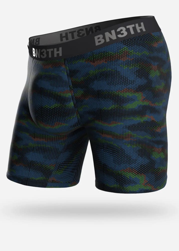 BN3TH - Pro Ionic + Boxer Brief in Hex Navy Camo - Underwear