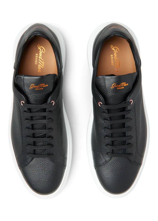 Good Man Brand- Legend Pebble Sneaker in Black - footwear