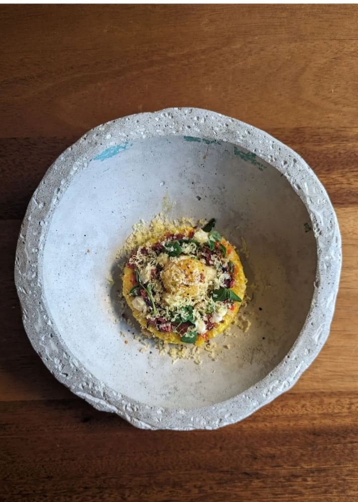 LIEZL- Large Imperfect Concrete Bowl - home & body