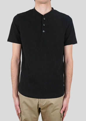 Outclass - Slub Short Sleeve Henley - Tees & Tanks